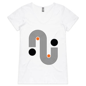 AS Colour Bevel - Womens V-Neck T-Shirt