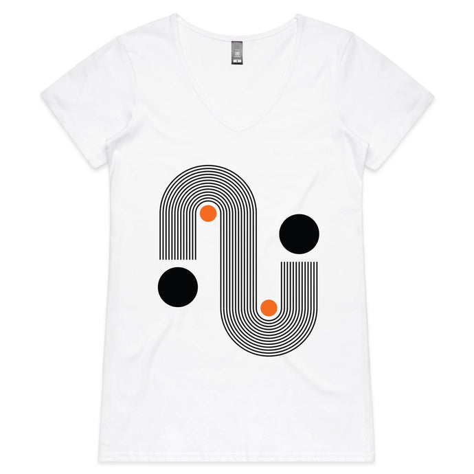 AS Colour Bevel - Womens V-Neck T-Shirt